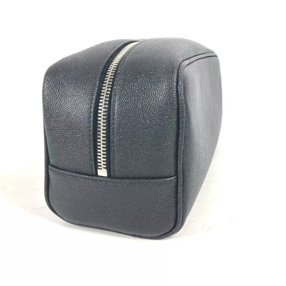 Auth SAINT LAURENT PARIS 609347 Logo with handle grooming case pouch bag - Picture 12 of 16